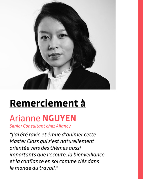 Arianne Nguyen remerciement 